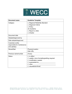 CIP-014-1 Guidance Document - Western Electricity Coordinating