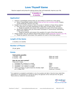 Love Thyself Game - Destined to Meet Dating Services