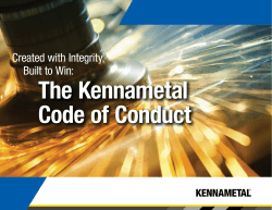 Code of Ethics and Business Conduct - English, 2016