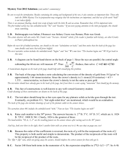 Solutions - Mu Alpha Theta