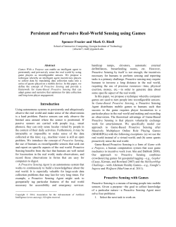 Persistent and Pervasive Real