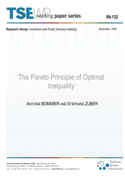 The Pareto Principle of Optimal Inequality