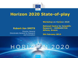 European Parliament – State of Play