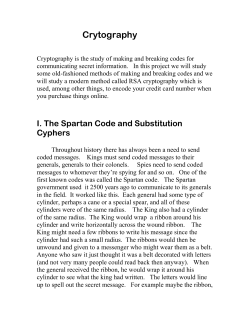 III. Public Key Cryptography and the RSA System