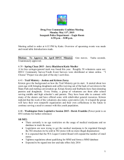 Minutes - Influence the Choice