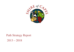 Path Strategy Report 2013 &ndash; 2018
