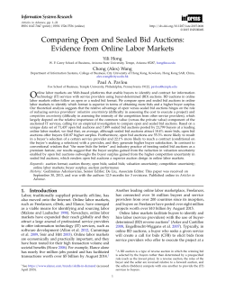 Comparing Open and Sealed Bid Auctions