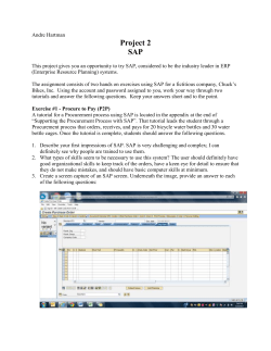 Project-2-SAP - Temple Fox MIS