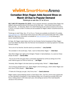 Comedian Brian Regan Adds Second Show on March 19 Due to