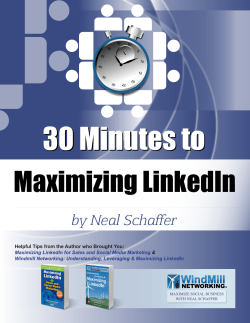 Maximizing LinkedIn - Global Equity Organization