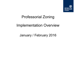 Professorial Zoning Briefing Slides 2016