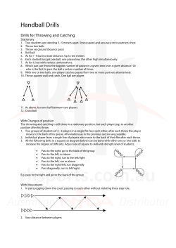 Handball Drills