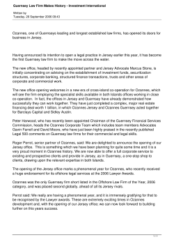 Guernsey Law Firm Makes History