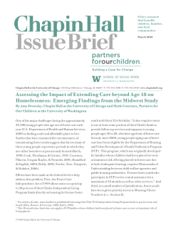 Assessing the Impact of Extending Care beyond Age 18 on