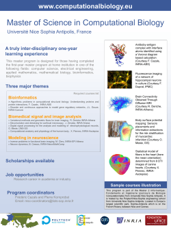 Modeling in neuroscience - Computational Biology and Biomedicine