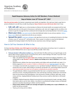 Rapid Response Advocacy Action for AAP Members