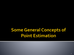 Some General Concept..