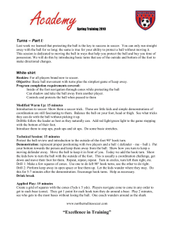 Academy Training Session 2