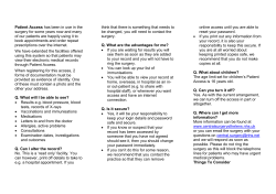Q1 - Central Surgery