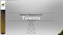 Science Olympiad 2017 Towers