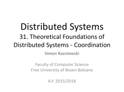 31. Coordination (17.5.) File - Free University of Bozen