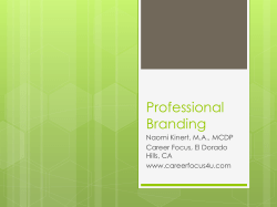 Professional Branding - Sacramento Professional Network
