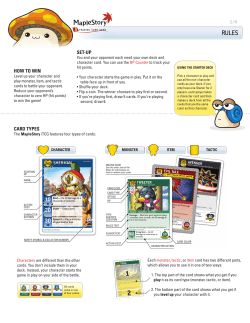HOW TO WIN SET-UP CARD TYPES