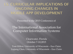 IS2010 Model Curriculum Core Assessment Examination