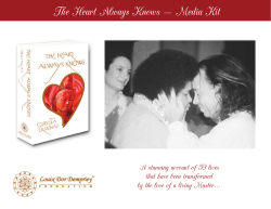 The Heart Always Knows &mdash; Media Kit