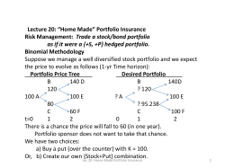 Lec 10: How to Discover Option Prices (Hull, Ch. 10)