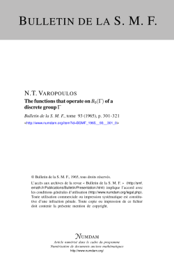 The functions that operate on B0() of a discrete group
