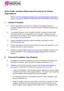 University of Bradford Quality Assurance HandbookSection 5.16