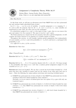 Assignment 03 - Computational Complexity