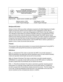 MH-Access 02-06 Notices of Action