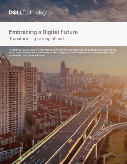 Embracing a Digital Future