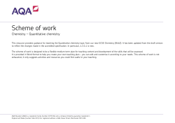 Quantitative chemistry