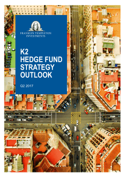 K2 Hedge Fund Strategy Outlook - Q2 2017