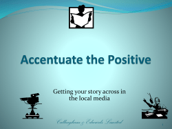 How to Survive and Win with the Media