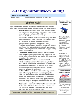 ACE of Cottonwood County