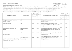 health and safety at work