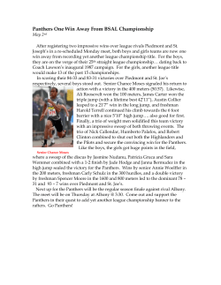 Panthers One Win Away From BSAL Championship