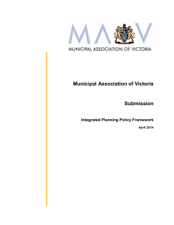 Integrated Planning Policy Framework