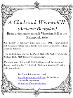 2013 Steampunk ball proto flyer
