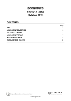 8819 Economics H1