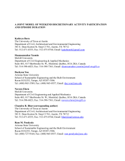 Author Instructions for Extended Abstract