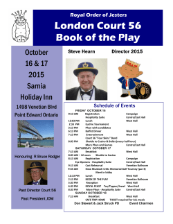 London Court 56 Book of the Play
