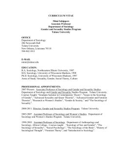 CURRICULUM VITAE Mimi Schippers Associate