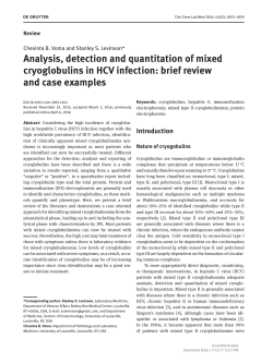 Analysis, detection and quantitation of mixed