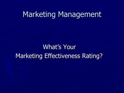 Marketing Management