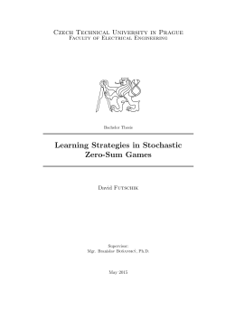 Learning Strategies in Stochastic Zero-Sum Games